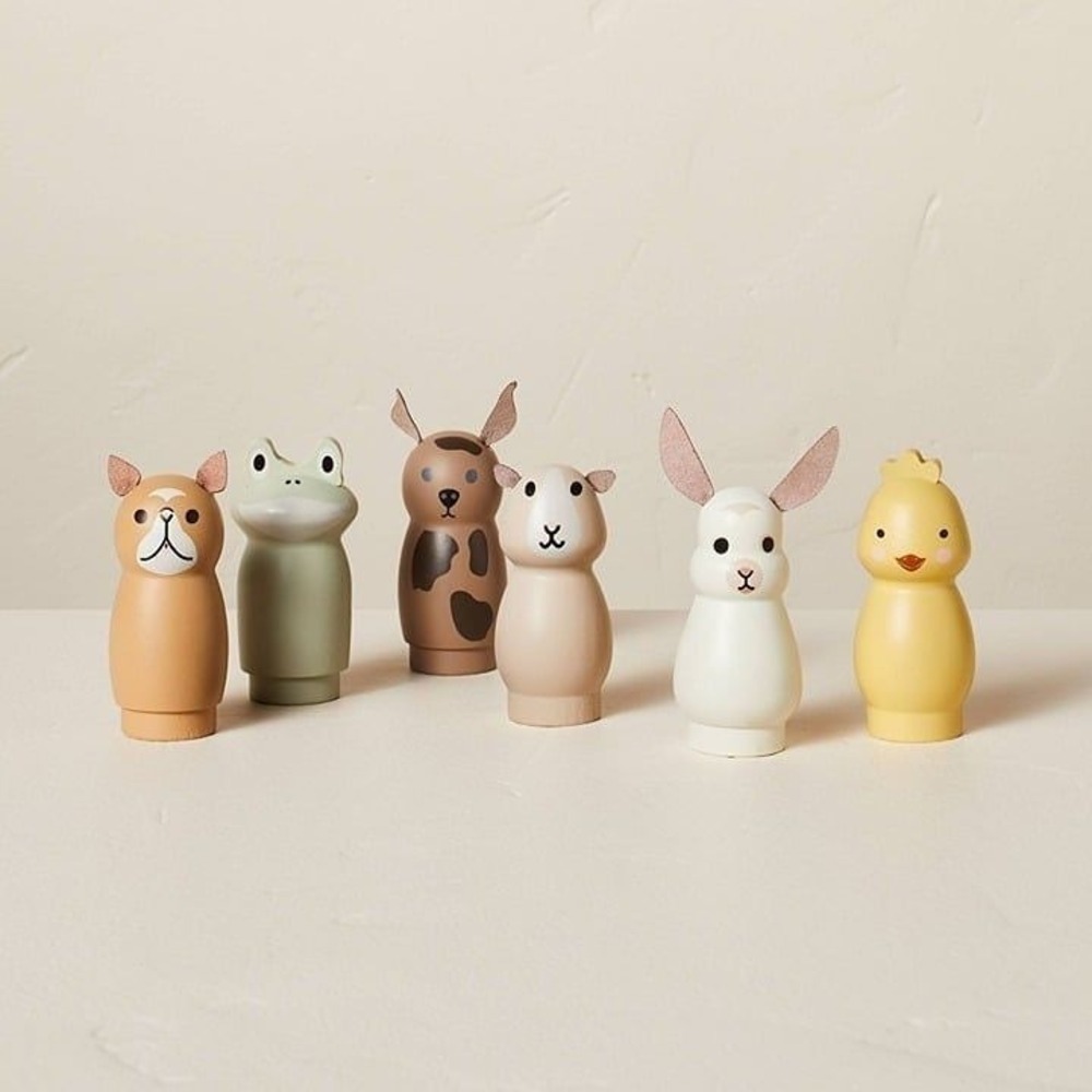 Toy Woodland Animal Figurine Set - 6pc - Hearth & Hand Magnolia,  New in Box